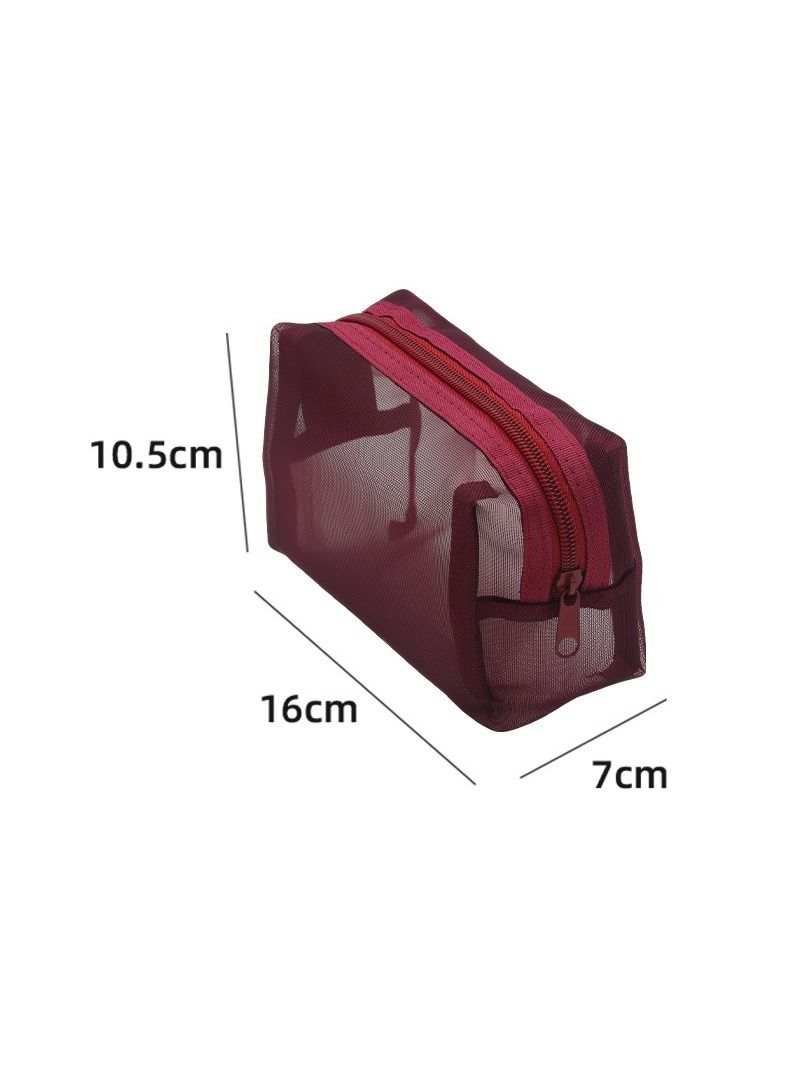 Portable Mesh Makeup Bag Organizer for Travel